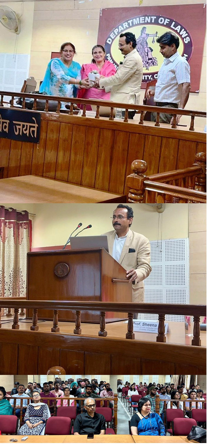 Panjab University organised a special lecture on the theme “Ambedkar’s Vision and the Entitlement of Working Women”